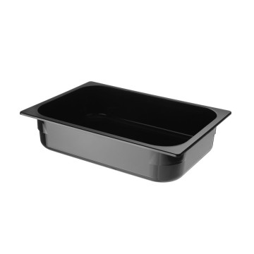Polykarbonat iskrembeholder, HENDI, 5L, svart, 360x250x(H)80mm