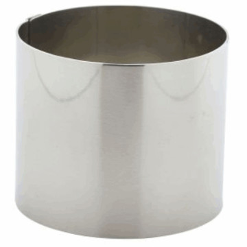 Bake. Mousse Ring Ø-7xH-6cm. rusfr.stål.