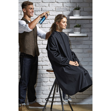 P117 Waterproof Salon Gown L/S Sort