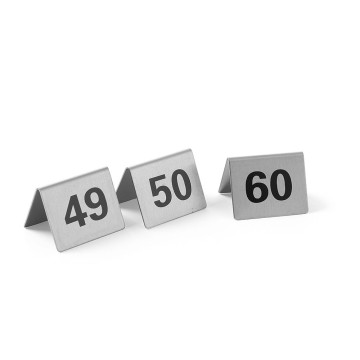 Bordstativnummer, HENDI, tall 49-60, 50x35x(H)40mm
