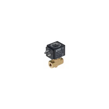 Solenoid valve 2-ways 230VAC connection 1/8" L 40mm DN 2,5mm slide-on receptacle DIN