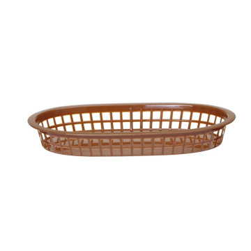 Serveringskurver hurtigmatstil, HENDI, brun, 6 stk., 275x175x(H)38mm