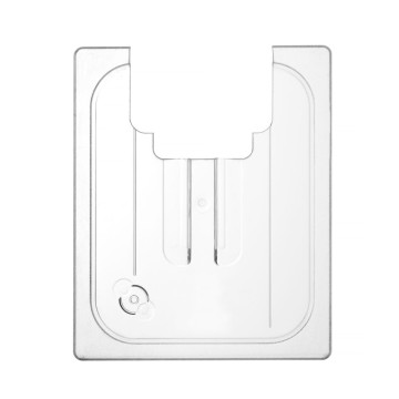 Lokk til GN-beholdere med sous vide-pinnefordypning, HENDI, GN 1/2, Transparent, 265x325mm