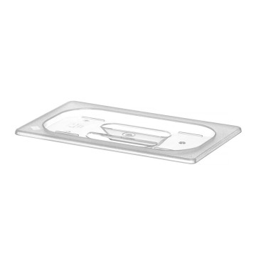 Lokk til GN-beholdere, HENDI, GN 1/4, Transparent, 265x162mm