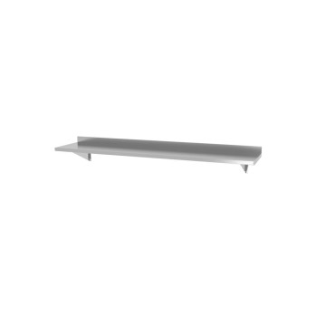 Vegghylle, med 2 braketter, HENDI, 1400x300x(H)250mm
