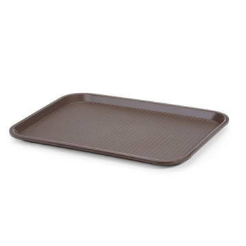 Fastfood-brett i polypropylen, medium, HENDI, brun, 305x415x(H)20mm