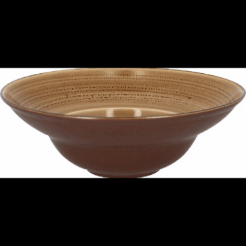 TWIRL ekstra dyp tallerken 26cm shell - brun