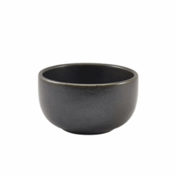 TerraPorcel Cinder Black Round Bowl 12.5cm