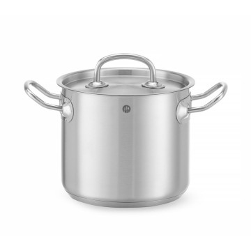 Langkokepanne høy – med lokk, HENDI, Kitchen Line, 2,8L, âŒ€160x(H)140mm