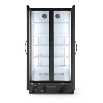 Bakre kjøleskap dobbeldør, Arktic, 477L, Sort, 220-240V/365W, 900x530x(H)1820mm