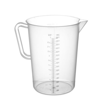 Målemugge polypropylen, HENDI, 3L, âŒ€160x(H)240mm