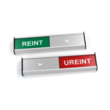 Skyvbart skilt for vask - Reint / Ureint