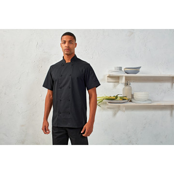 P902 Coolchecker S/S Jacket Hvit S