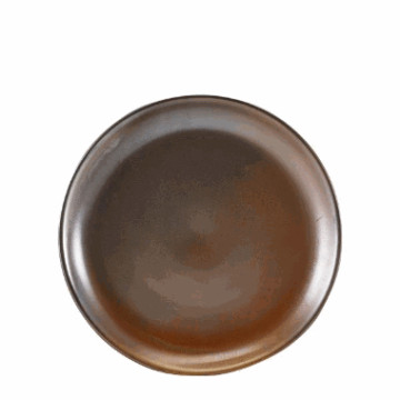 Terra Porselen Rustic Copp Coupe Plate 24cm