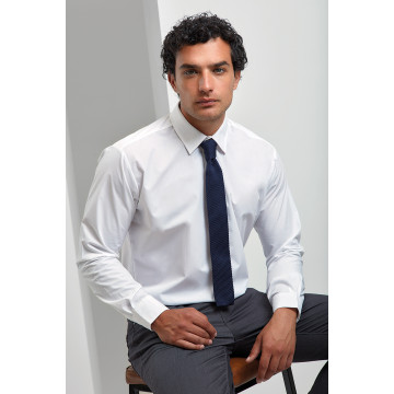 P789 Slim Knitted Tie Stål (Xtra)
