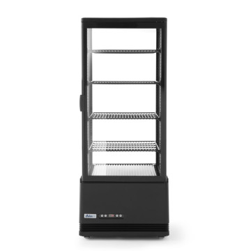 Kjøle vitrineskap, 98 l, Arktic, Sort, 230V/210W, 444x397x(H)1100mm