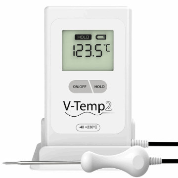 Termometer digitalt -40 til +230 grader m/stikkprobe