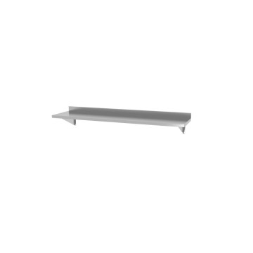 Vegghylle, med 2 braketter, HENDI, 1200x300x(H)250mm