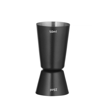 Jigger 25/50 ml, BarUp, svart, âŒ€45x(H)86mm