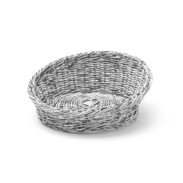 Bakerikurv vinklet rund, HENDI, lys grå, âŒ€310x(H)120mm
