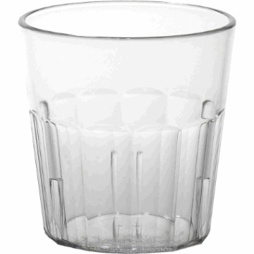 Glass 27.5 cl slagfast plast NT9 plastglass