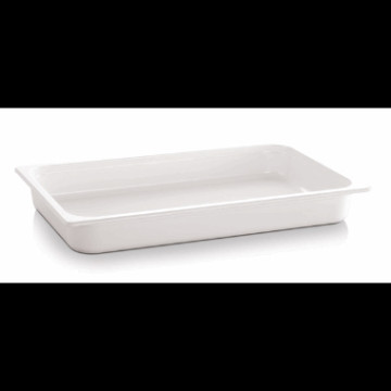 Melamin kantine hvit 1/2GN 65mm 3.4ltr