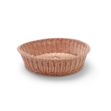Brødkurv rund, HENDI, brun, âŒ€400x(H)90mm
