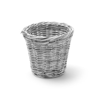 Snackkurv, HENDI, lys grå, âŒ€130x(H)110mm