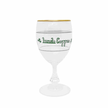 Durand IrishCoffee med gullkant og skrift