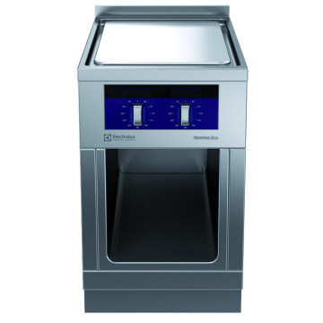 FLATGRILL-/KOKETOPP M/STATIV 2 SONER OP, H=700