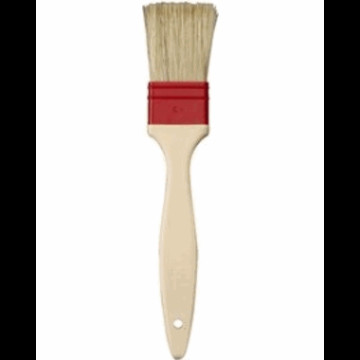 Bakepensel. plastskaft b-2.5 cm. Naturbust