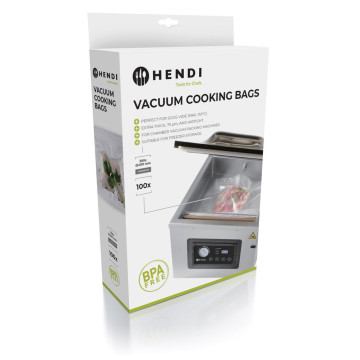 Sous-vide kokeposer for vakuumpakkemaskiner., HENDI, 100 stk., 400x300mm