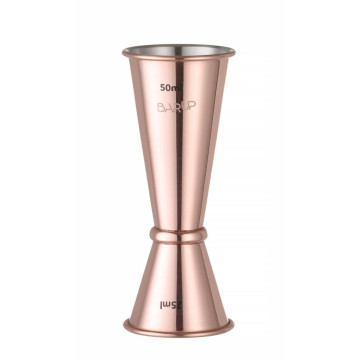 Jigger 30/50 ml, BarUp, kobber, âŒ€45x(H)114mm