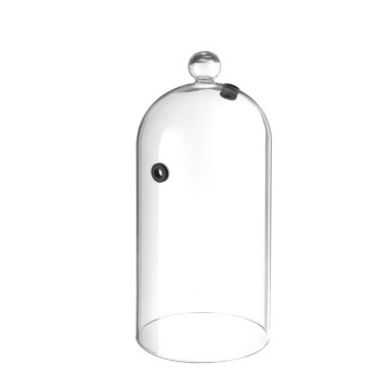 Glasskuppel med ventil, HENDI, cocktailkuppel, âŒ€130x(H)282mm