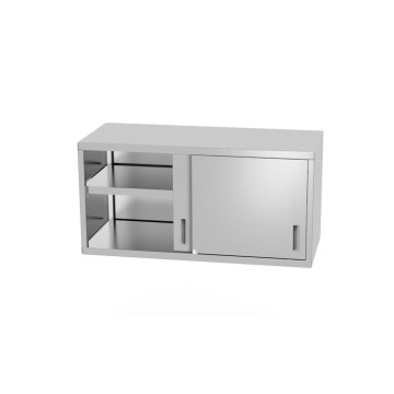 Veggmontert skap – sveiset, med skyvedører, HENDI, Profi Line, 1000x300x(H)600mm