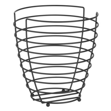 Fruktkurv sort, HENDI, âŒ€230x(H)250mm