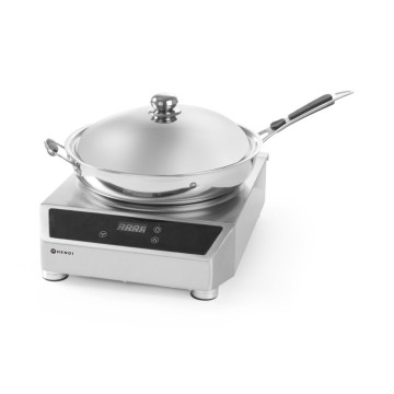 Induksjon wok modell 3500, HENDI, Profi Line, induksjon wok+wok panne, 230V/3500W, 340x450x(H)295mm