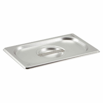 Lokk til 1/4 kantine rfr stål 265x162 mm