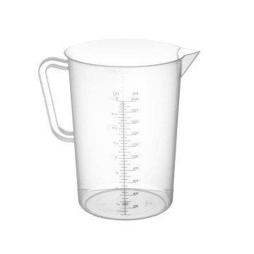 Målekanne polypropylen, HENDI, 2L, âŒ€140x(H)215mm