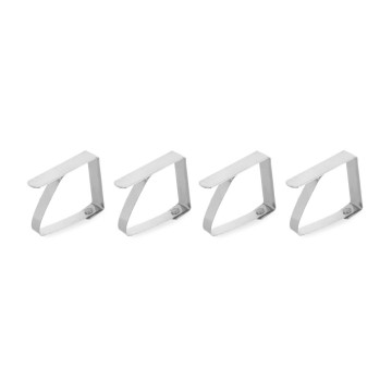 Dukklemme - 4 stk, HENDI, 4 stk., 50x10x(H)40mm