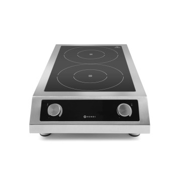 Induksjonskomfyr modell 7000, HENDI, Profi Line, 400V/7000W, 405x700x(H)145mm
