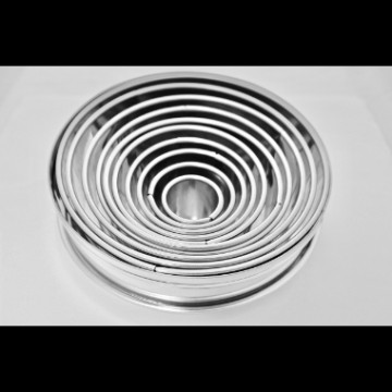 UTSTIKKERSETT RF. RUND RINGER 10 DELER (2.5 tom 14cm)