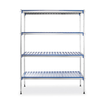 Oppbevaringsstativ i aluminium, HENDI, 1280x405x(H)1685mm