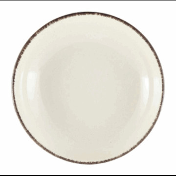 Terra Stoneware Sereno Grey Coupe Bowl 23cm