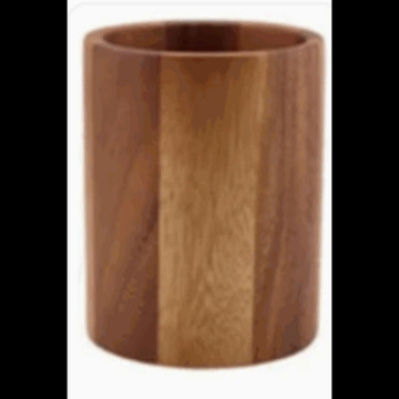 GenWare Acacia Wood Cutlery Cylinder