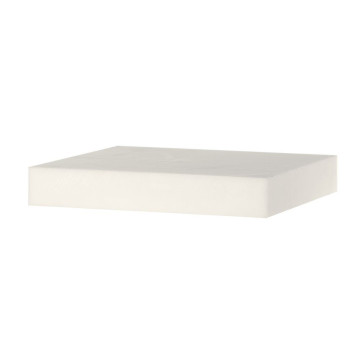 Slakterblokk HDPE, HENDI, blokk, hvit, 500x400x(H)80mm