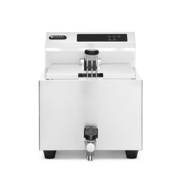 Frityrkoker Profi Line med avløpskran digital - 8 l, HENDI, Profi Line, 8L, 230V/3500W, 305x515x(H)345mm