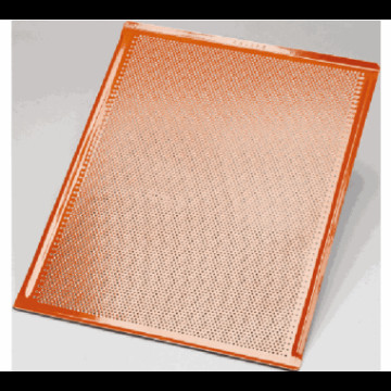 Bakeplate perf. m/gummisilikon GN1/1 1.4mm Alu bakebrett