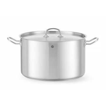 Langkokepanne (medium) – med lokk, HENDI, Kitchen Line, 15L, âŒ€320x(H)190mm