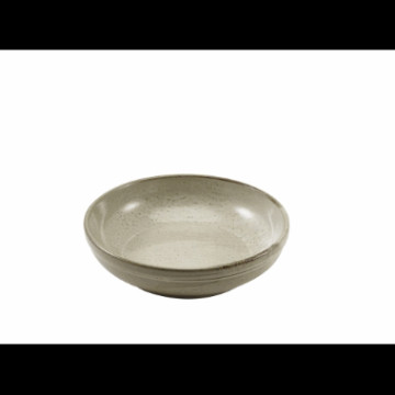 Terra Porcelain Smoke Grey Coupe Bowl 23cm